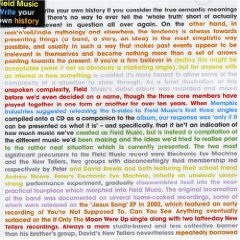Field Music - Write your own History - CD (2006)