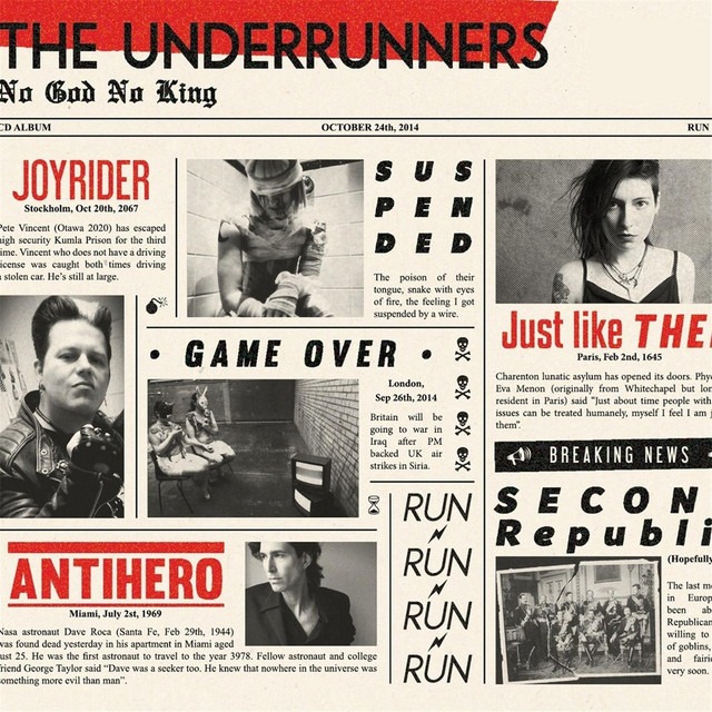 The Underrunners - No God No King - CD (2015)